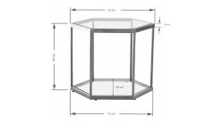Couchtisch Comb Silber 45 -Bestes Möbelkollektions Geschäft adc9d93575ce7e2f82e4bf62628de1815e3ed4d0