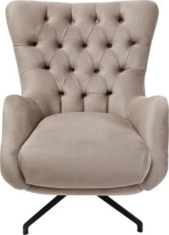 Drehsessel Bellissima Velvet Beige