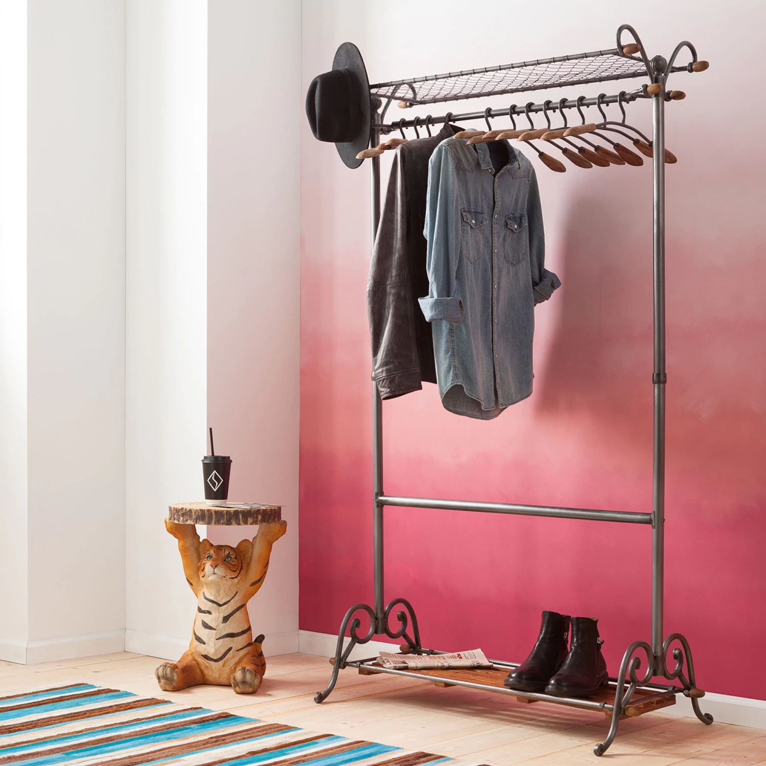 Beistelltisch Animal Tiger Ø35cm 3 Beistelltisch Animal Tiger Ø35cm