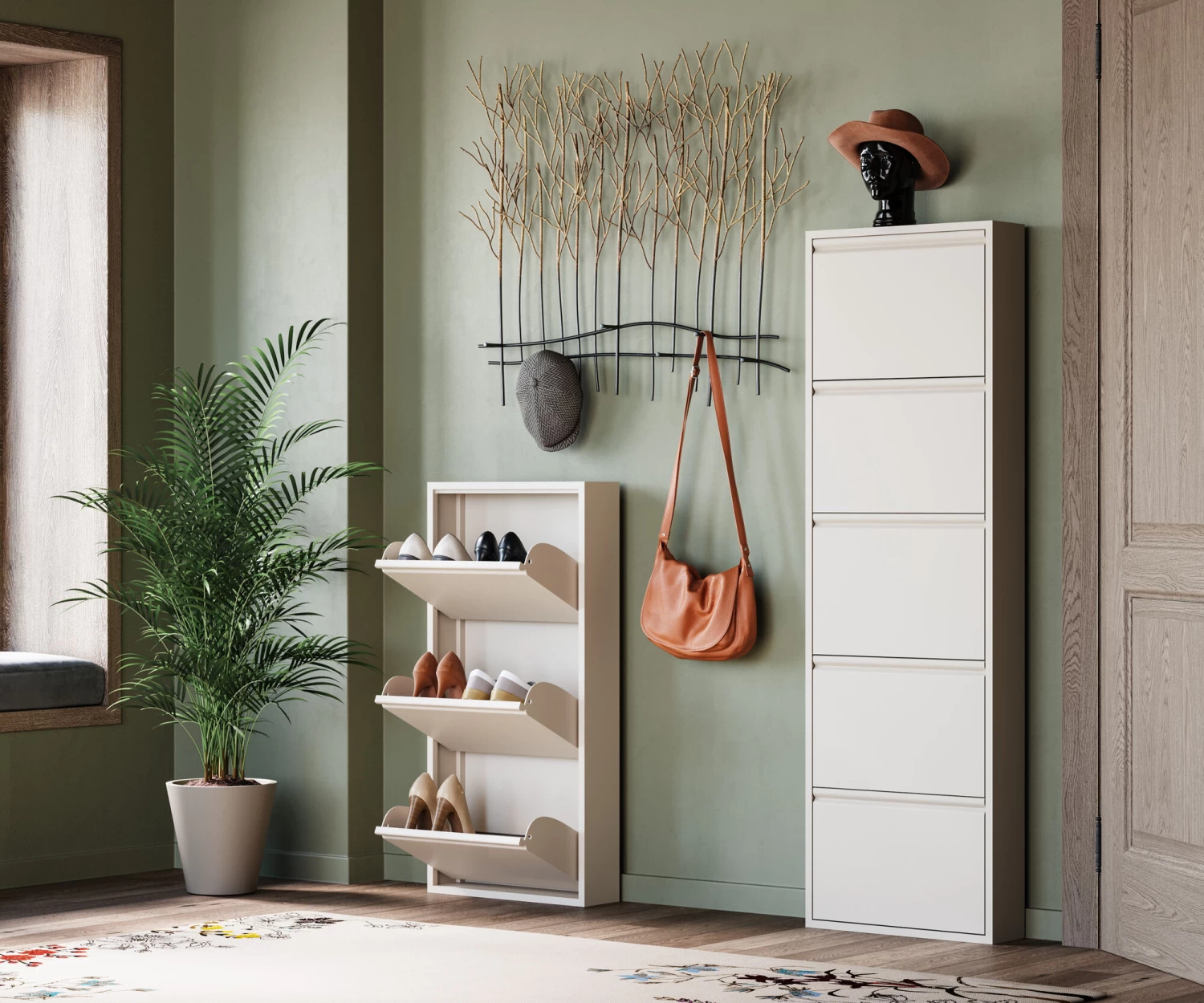 Schuhkipper Caruso 5-er Creme 4 Schuhkipper Caruso 5-er Creme – Bild 2