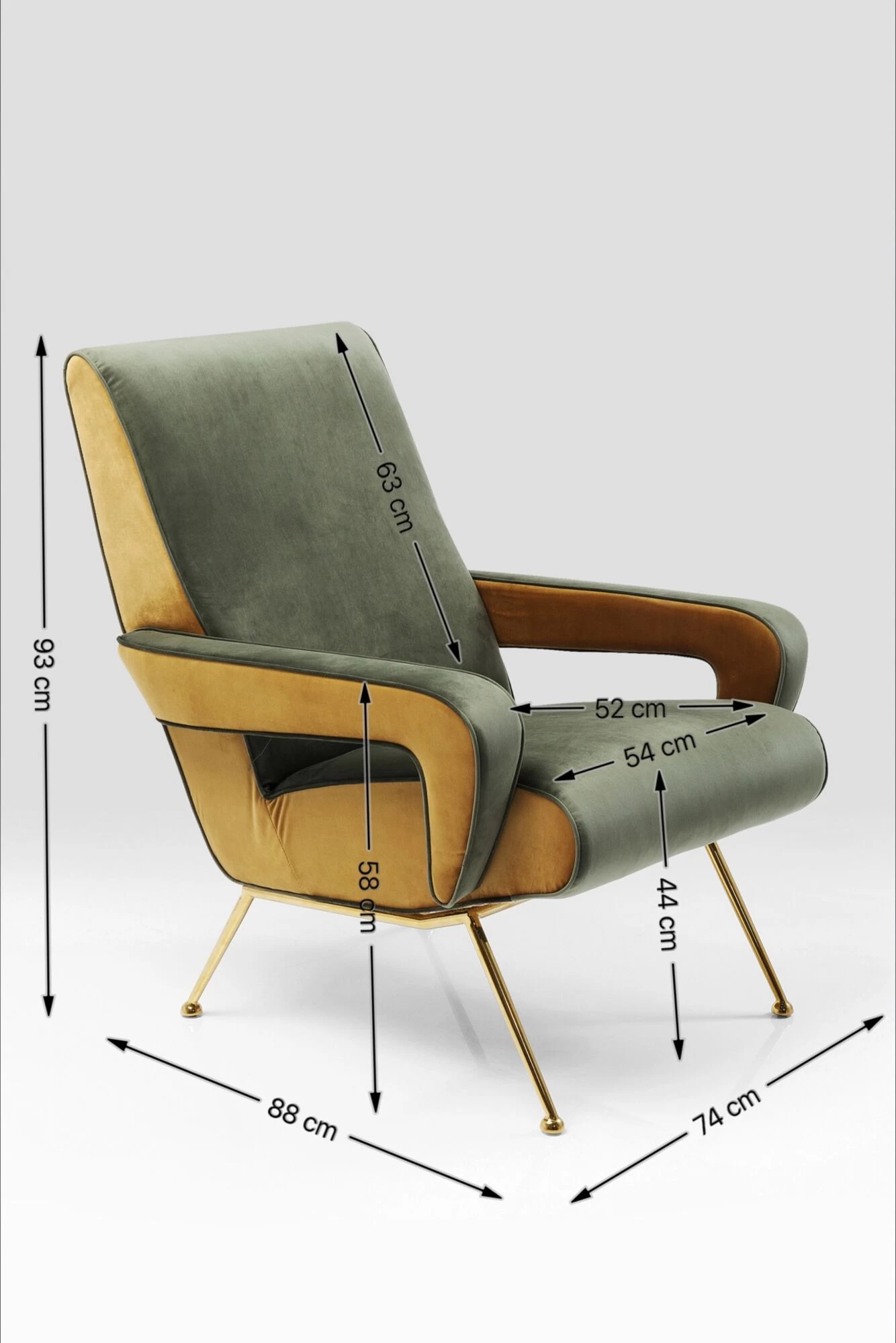 Sessel Luna High Grün 15 Sessel Luna High Grün – Bild 13