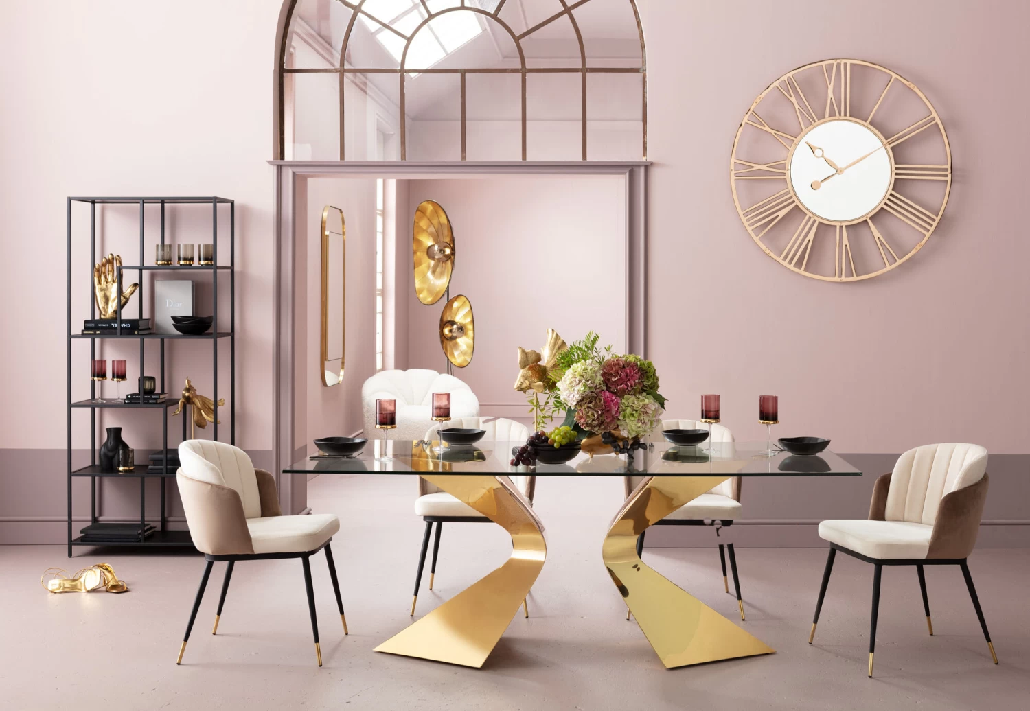 Stuhl Hojas Beige 8 Stuhl Hojas Beige – Bild 6