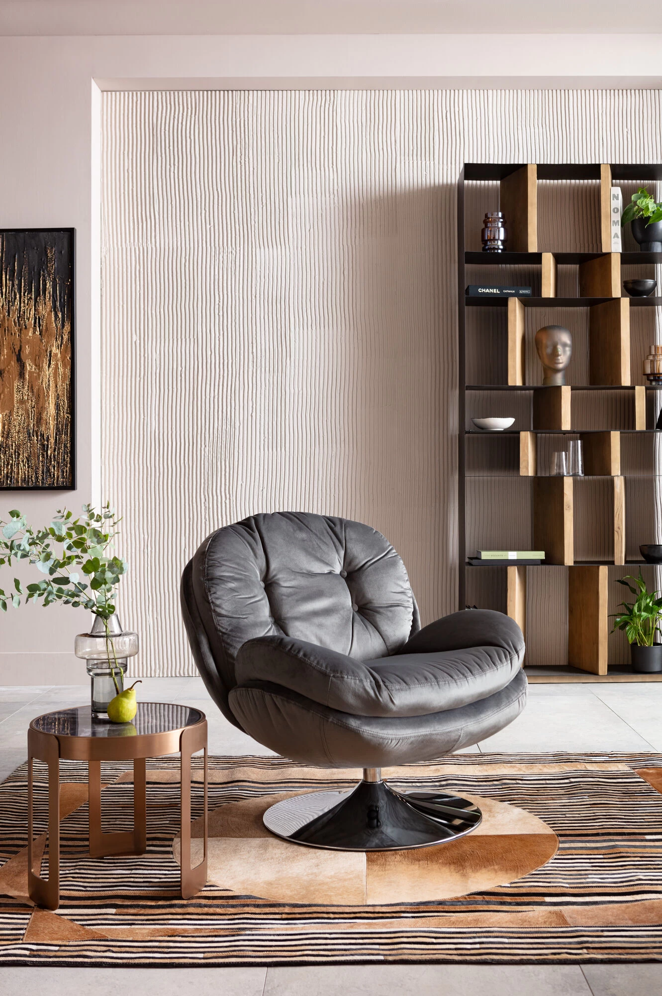 Drehsessel Cosy Grau 4 Drehsessel Cosy Grau – Bild 2