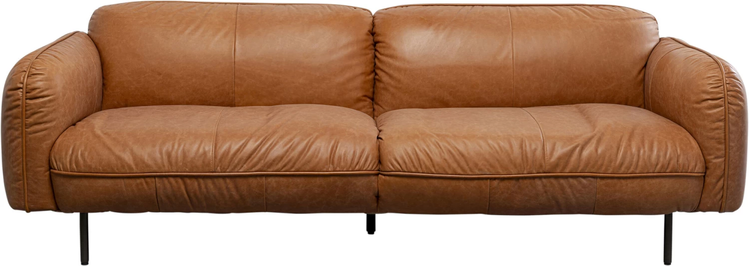 Sofa Calgary Smart Leder Hellbraun 228cm 10 Sofa Calgary Smart Leder Hellbraun 228cm – Bild 8