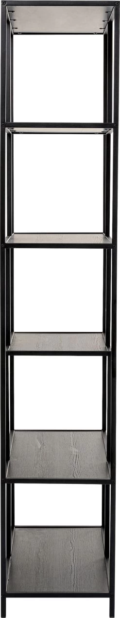 Regal Loftie Schwarz 77x185cm -Bestes Möbelkollektions Geschäft b3e246885500bcbcb259d815ec4185a0012132ae