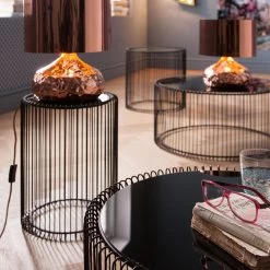 Beistelltisch Wire Schwarz Ø44cm (2/Set) -Bestes Möbelkollektions Geschäft b492d56d9b22d17ef423b51f25d42f26d701d4b8