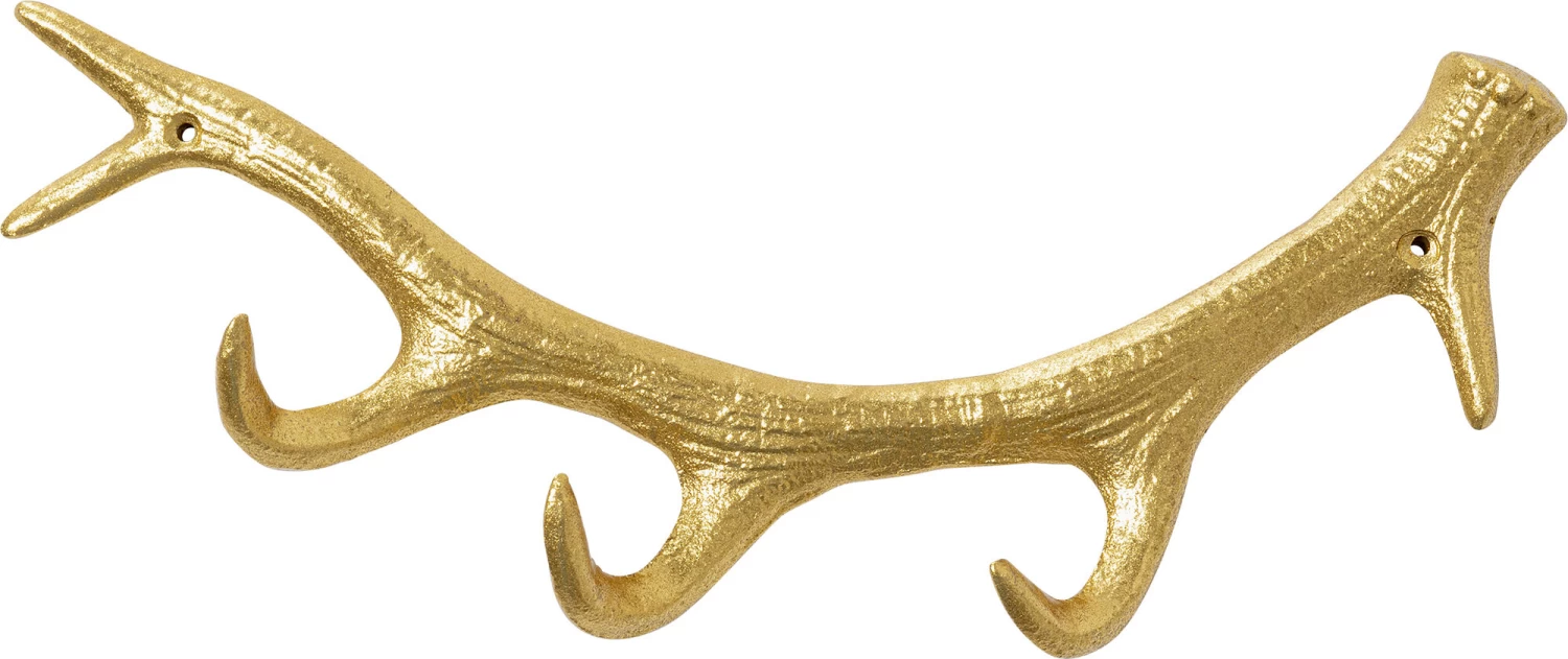 Wandgarderobe Antler Gold 35cm 8 Wandgarderobe Antler Gold 35cm – Bild 6