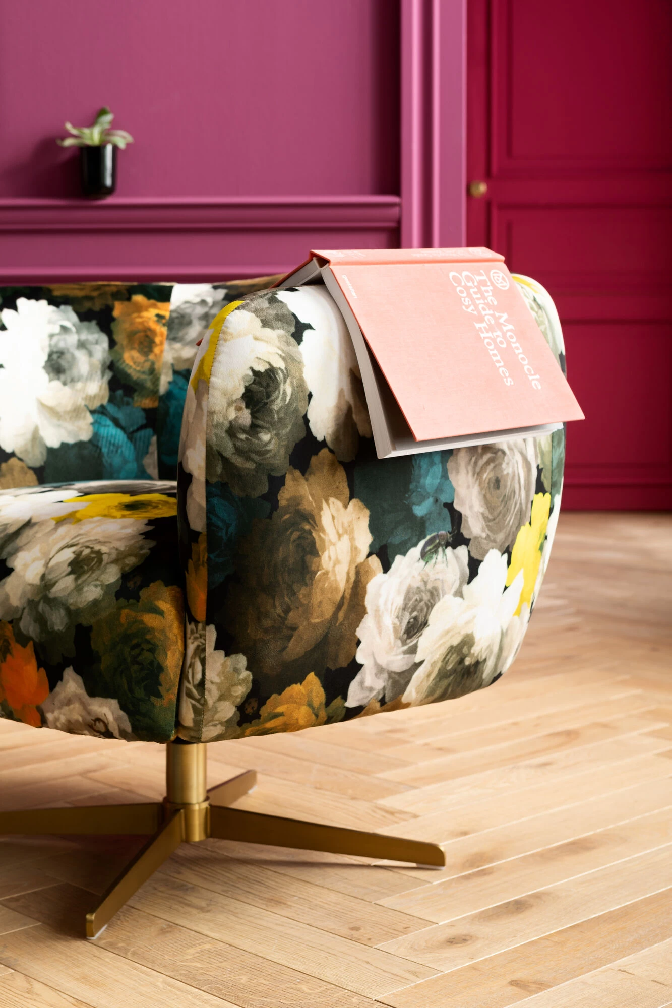 Drehsessel Peony Flower Gelb 5 Drehsessel Peony Flower Gelb – Bild 3