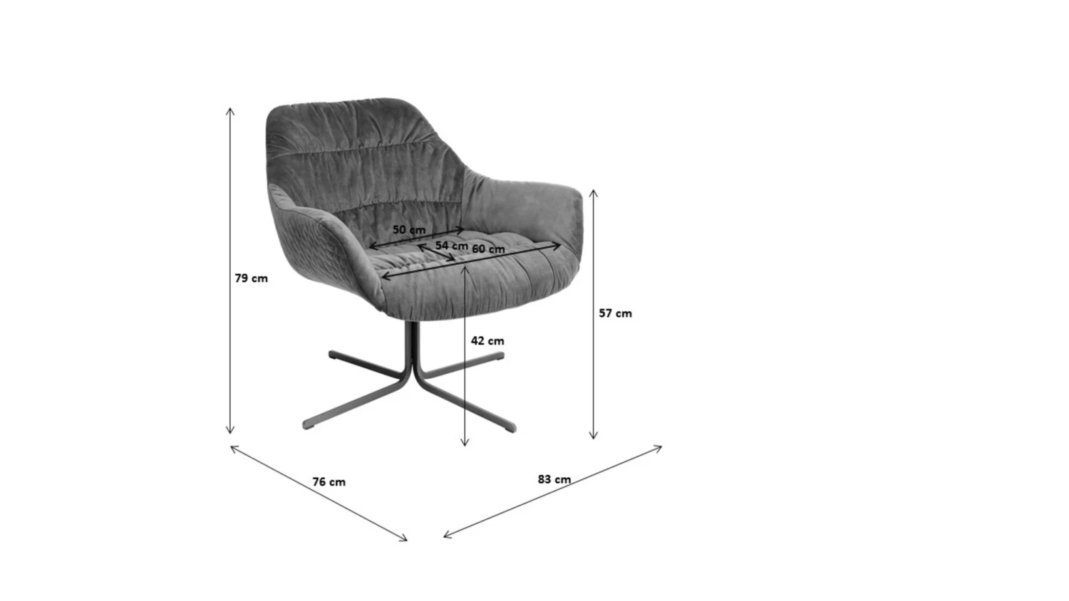 Drehsessel Bristol Gelb 15 Drehsessel Bristol Gelb – Bild 13