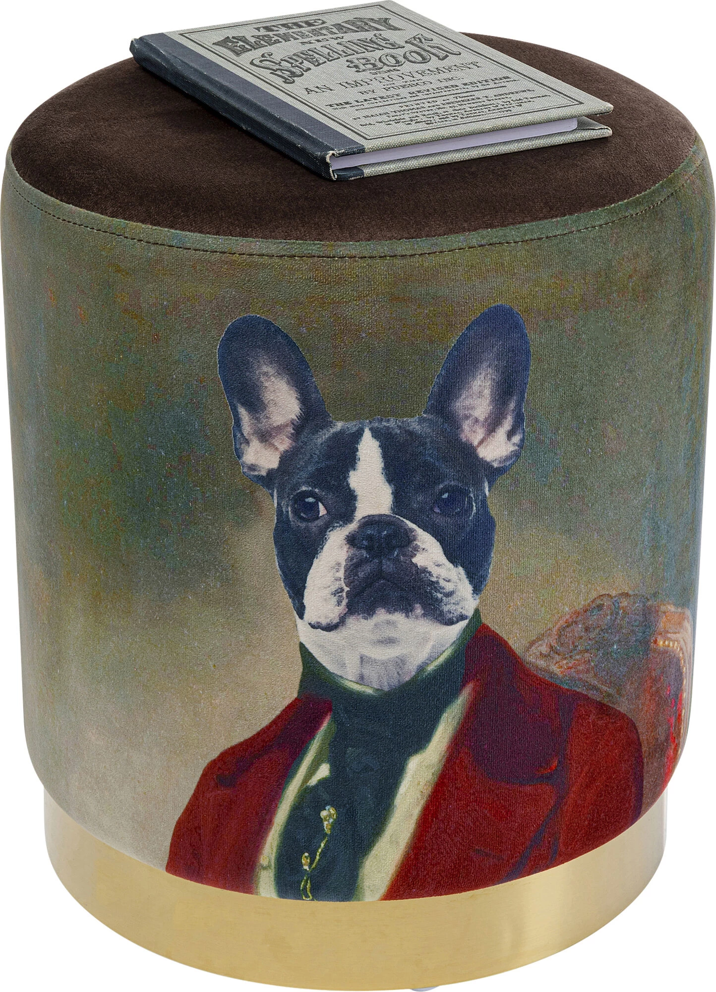 Hocker Cherry Mr. Dog Brass Ø32cm 5 Hocker Cherry Mr. Dog Brass Ø32cm – Bild 3