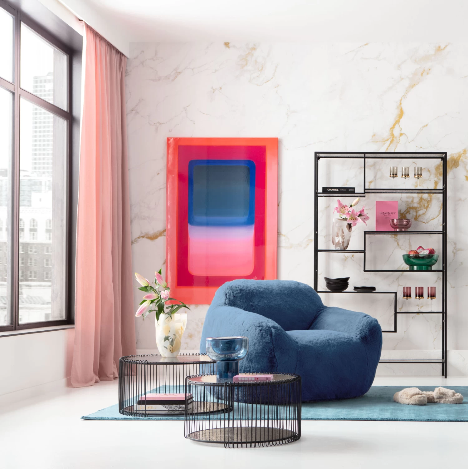 Sessel Mika Blau 4 Sessel Mika Blau – Bild 2