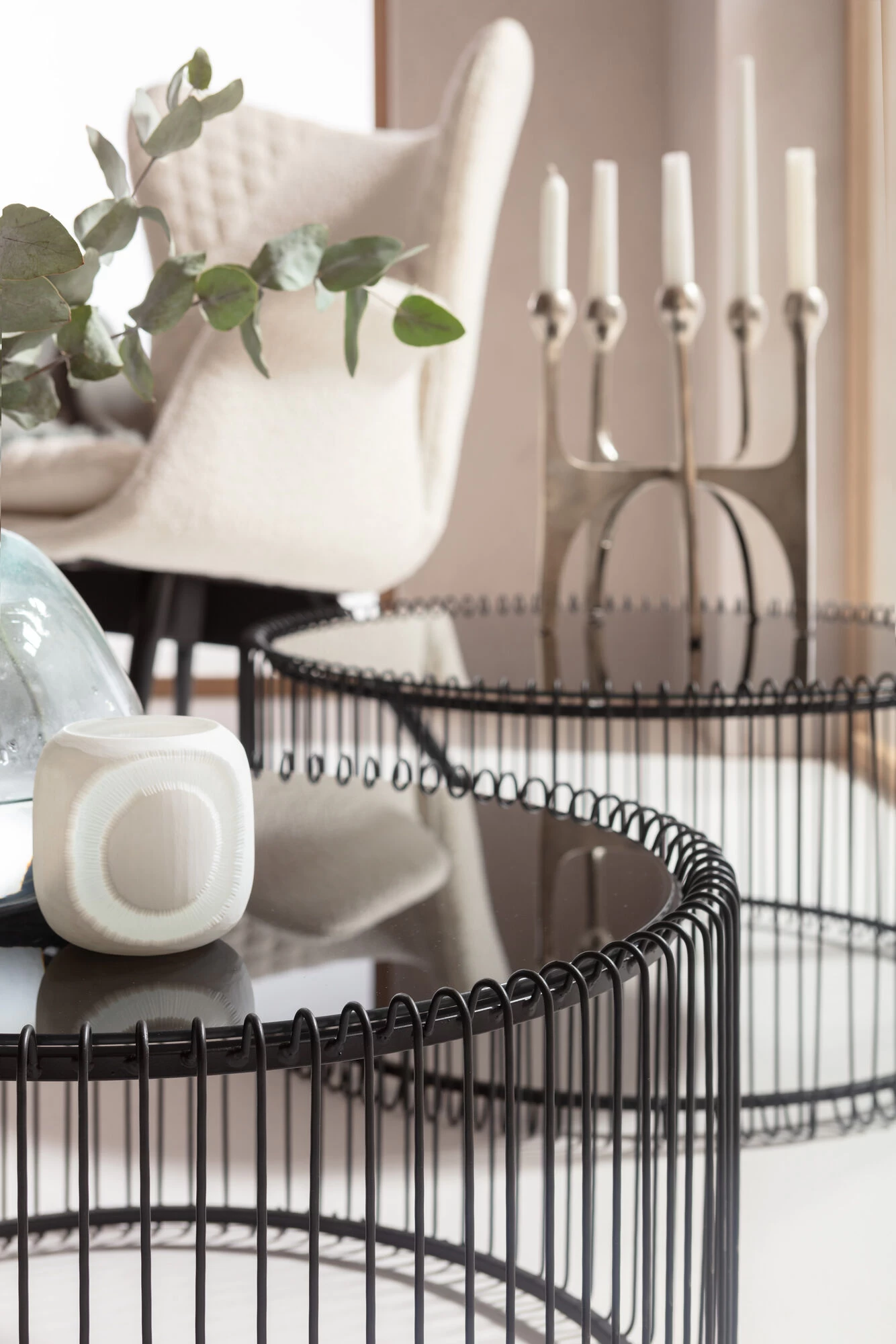 Couchtisch Wire Black (2/Set) 5 Couchtisch Wire Black (2/Set) – Bild 3