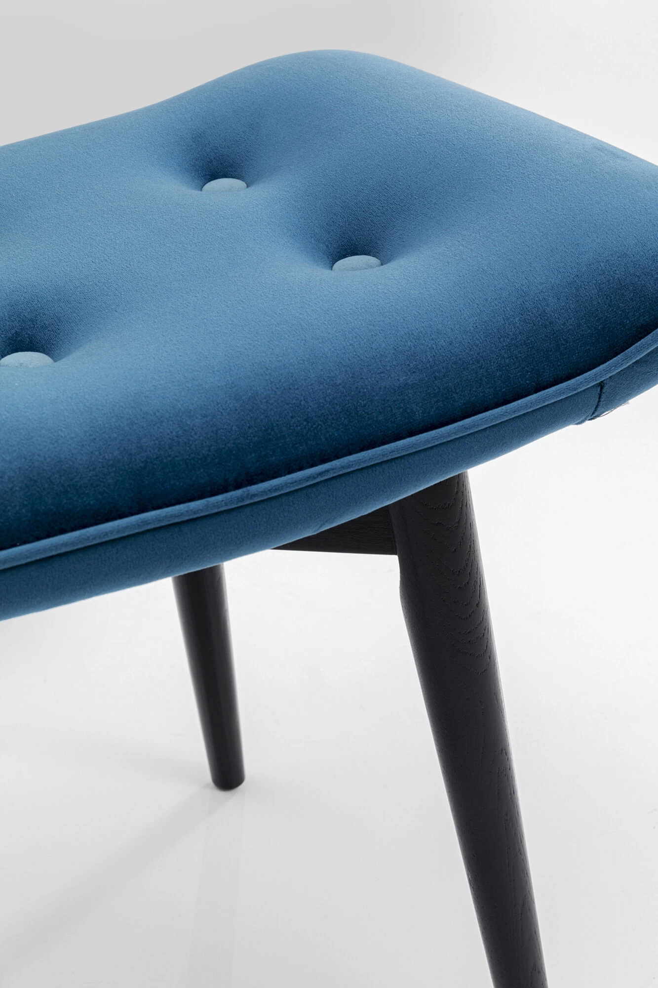 Hocker Black Vicky Velvet Petrol 59x37cm 7 Hocker Black Vicky Velvet Petrol 59x37cm – Bild 5