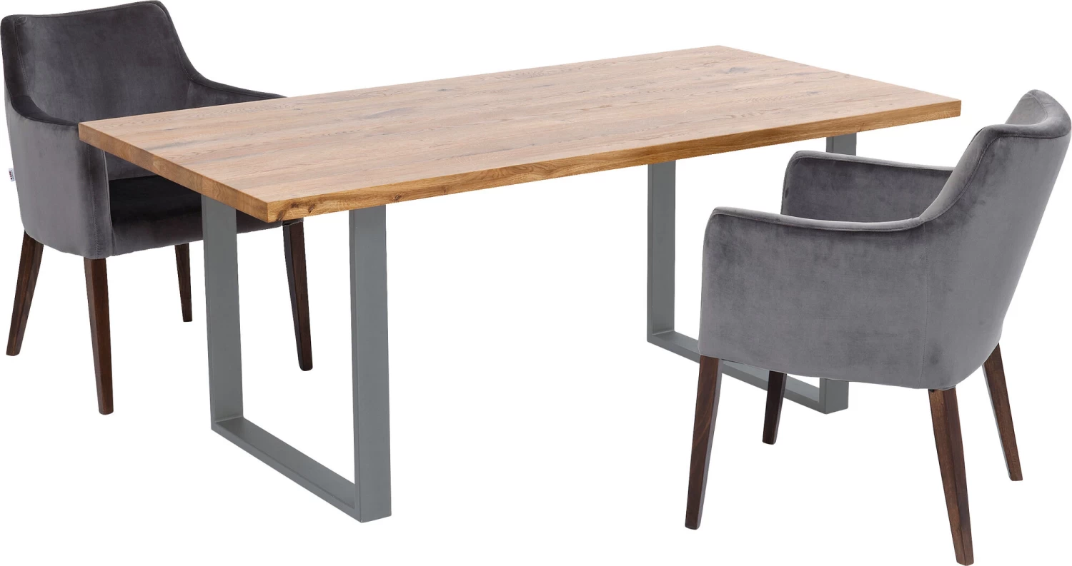 Tisch Jackie Eiche Rohstahl 160x80 7 Tisch Jackie Eiche Rohstahl 160x80 – Bild 5