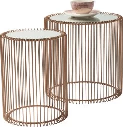Beistelltisch Wire Copper Ø44cm (2/Set) -Bestes Möbelkollektions Geschäft c09cc6a36272438cb218e44b135fa13ca8d2b234