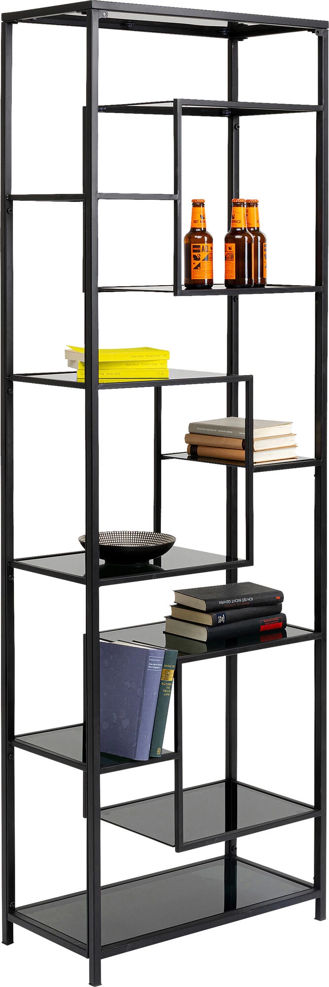 Regal Loft Schwarz 60x195cm 7 Regal Loft Schwarz 60x195cm – Bild 5