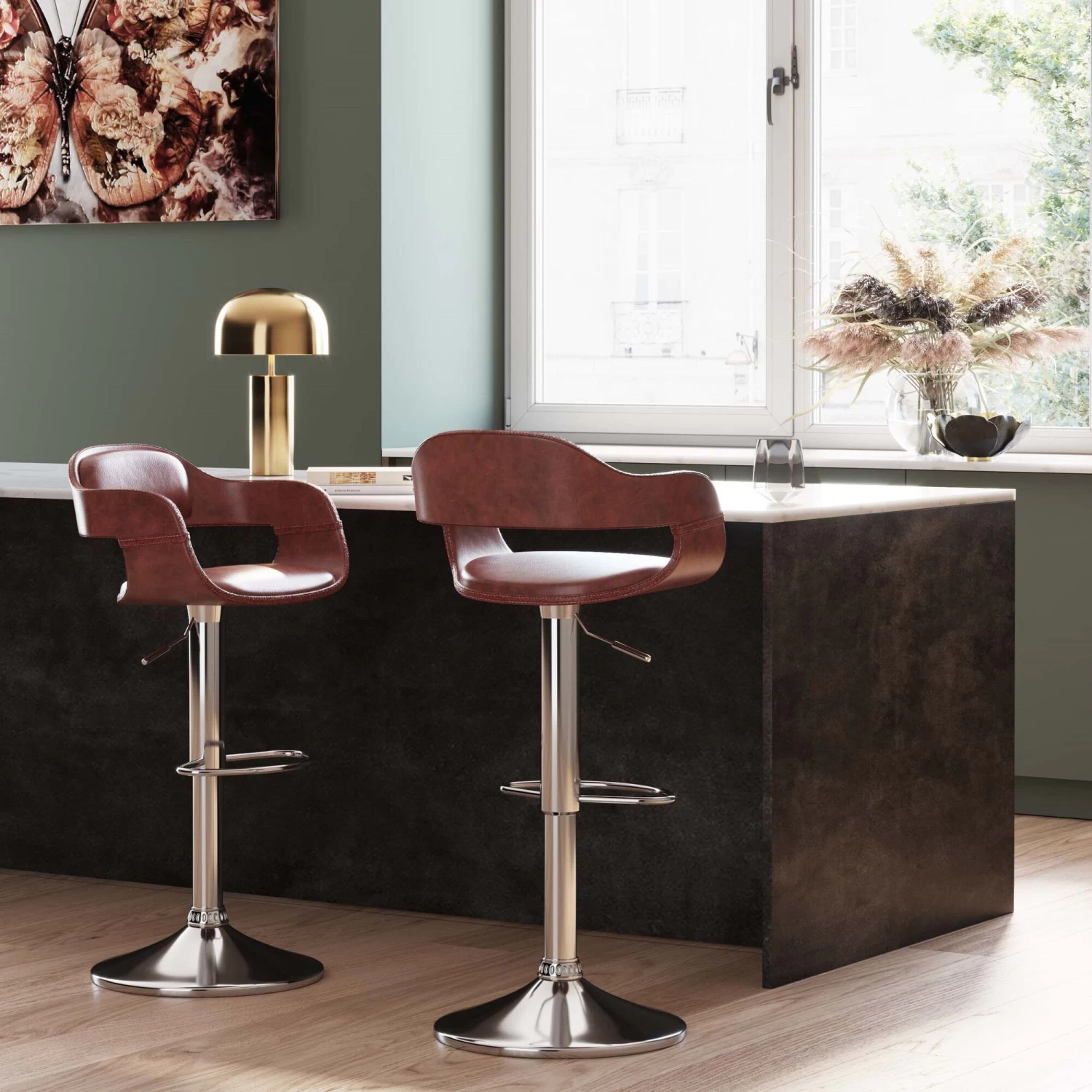 Barhocker Monaco Nougat 3 Barhocker Monaco Nougat