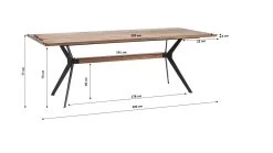 Tisch Downtown Eiche 100x220cm 38 Tisch Downtown Eiche 100x220cm -Bestes Möbelkollektions Geschäft c2034d892af8fec01094112c3f6a1b97a01b5651