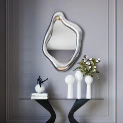 Spiegel Hologram Silber 117x68cm