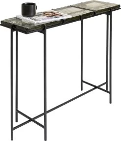 Konsole Ice Schwarz 98x80cm -Bestes Möbelkollektions Geschäft c30a95109448397bf763e8b83b2cbae9ae5d0d74