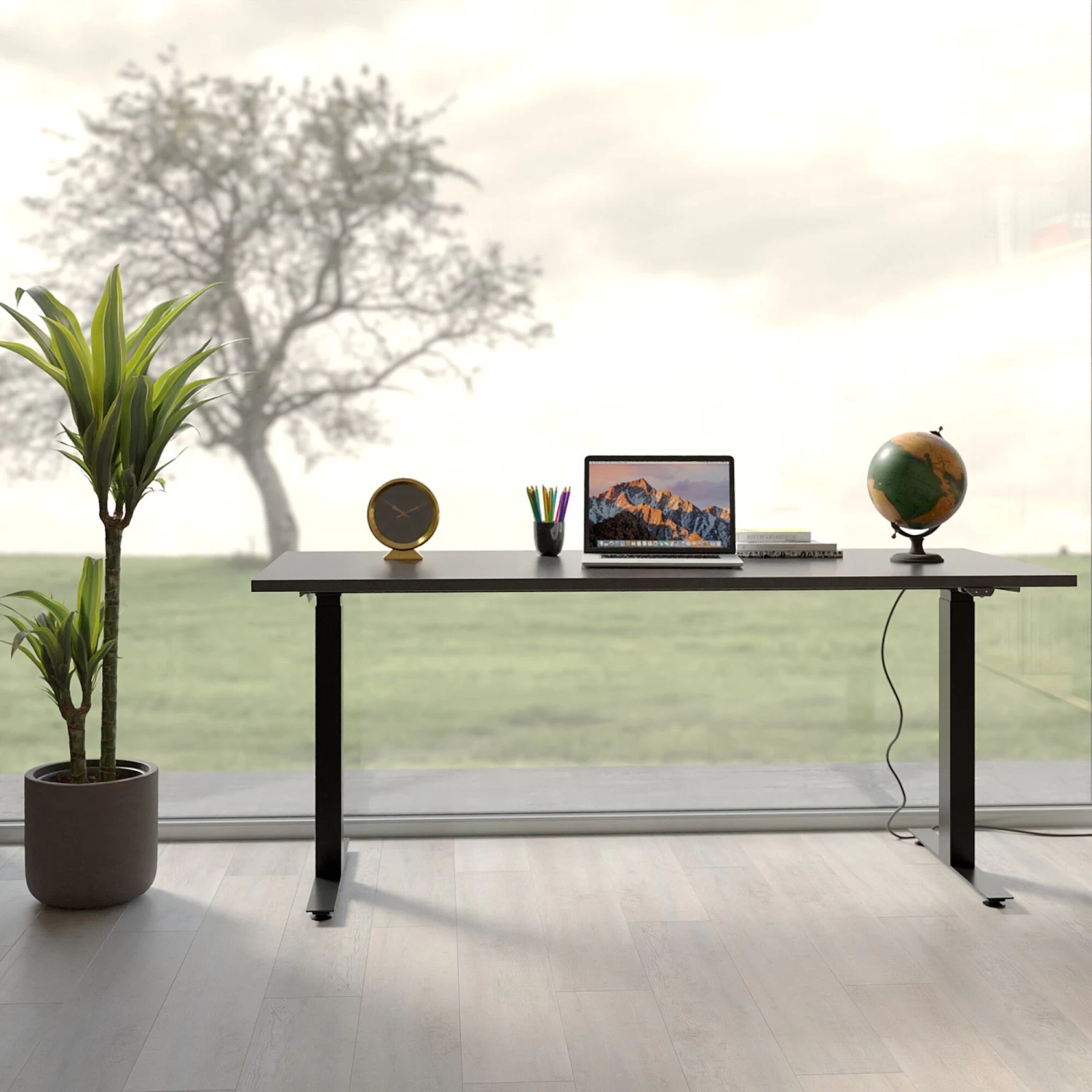 Schreibtisch Office Smart Schwarz Schwarz 140x70 3 Schreibtisch Office Smart Schwarz Schwarz 140x70