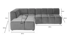 Ecksofa Belami Velvet Grau Rechts -Bestes Möbelkollektions Geschäft c3f6f8078ff3f275cb384e1f721021488a4ce92e