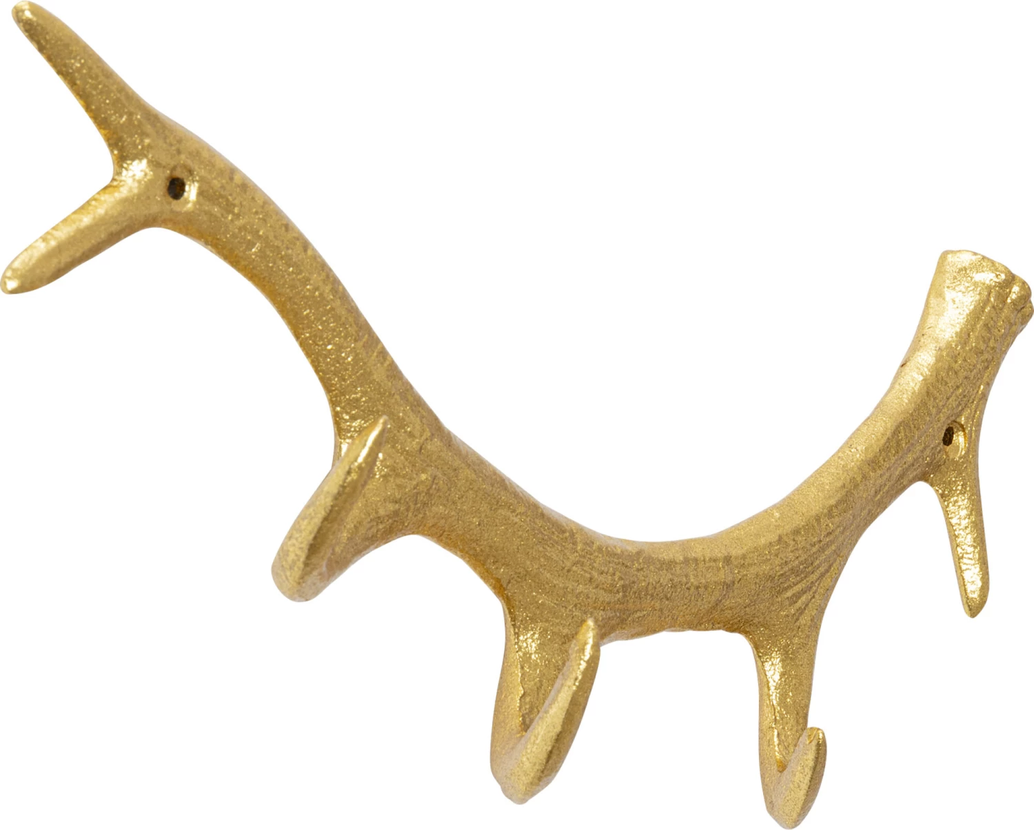 Wandgarderobe Antler Gold 35cm 3 Wandgarderobe Antler Gold 35cm
