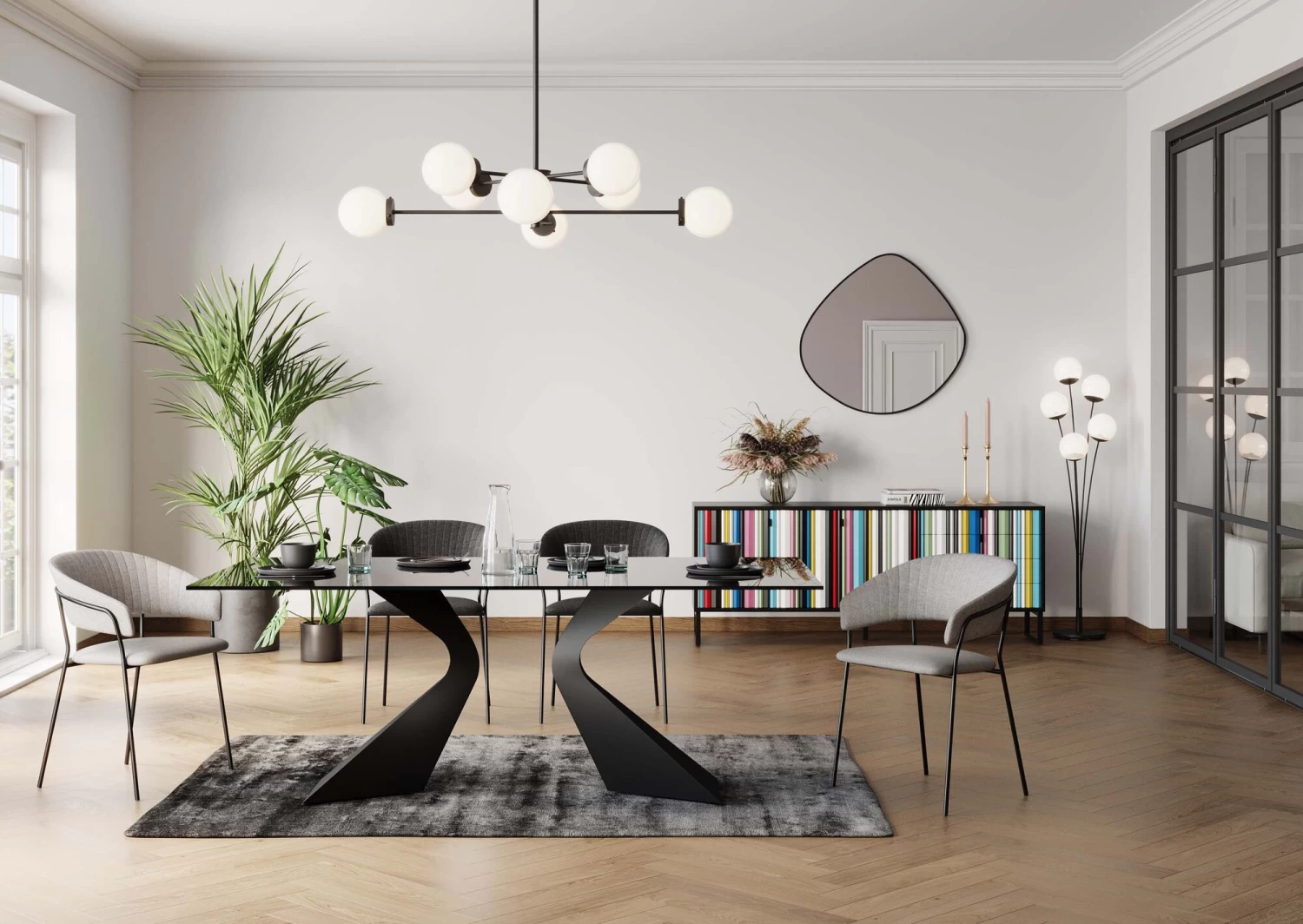 Armlehnstuhl Belle Beige (2/Set) 6 Armlehnstuhl Belle Beige (2/Set) – Bild 4