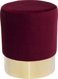 Hocker Cherry Bordeaux Brass Ø35cm -Bestes Möbelkollektions Geschäft c7feb0c062e1fd6829ca65231f8dddb9c54e1bd4