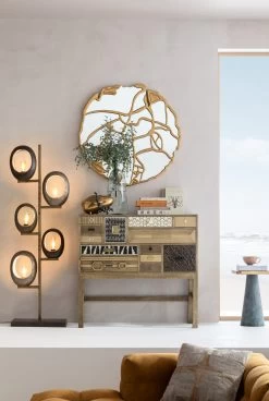 Hochkommode Chalet Gold 13 Schübe