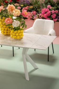 Ausziehtisch Xenia Weiß 140(+30+30)x80cm -Bestes Möbelkollektions Geschäft c8b3379f379e3e4b7897eee8f9d04cf347959d42