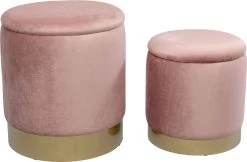 Hocker Cherry Storage Rose Brass (2/Set) -Bestes Möbelkollektions Geschäft c8f9a8b92a199b12b7c0bf3e4e43d83cc1d34f3b