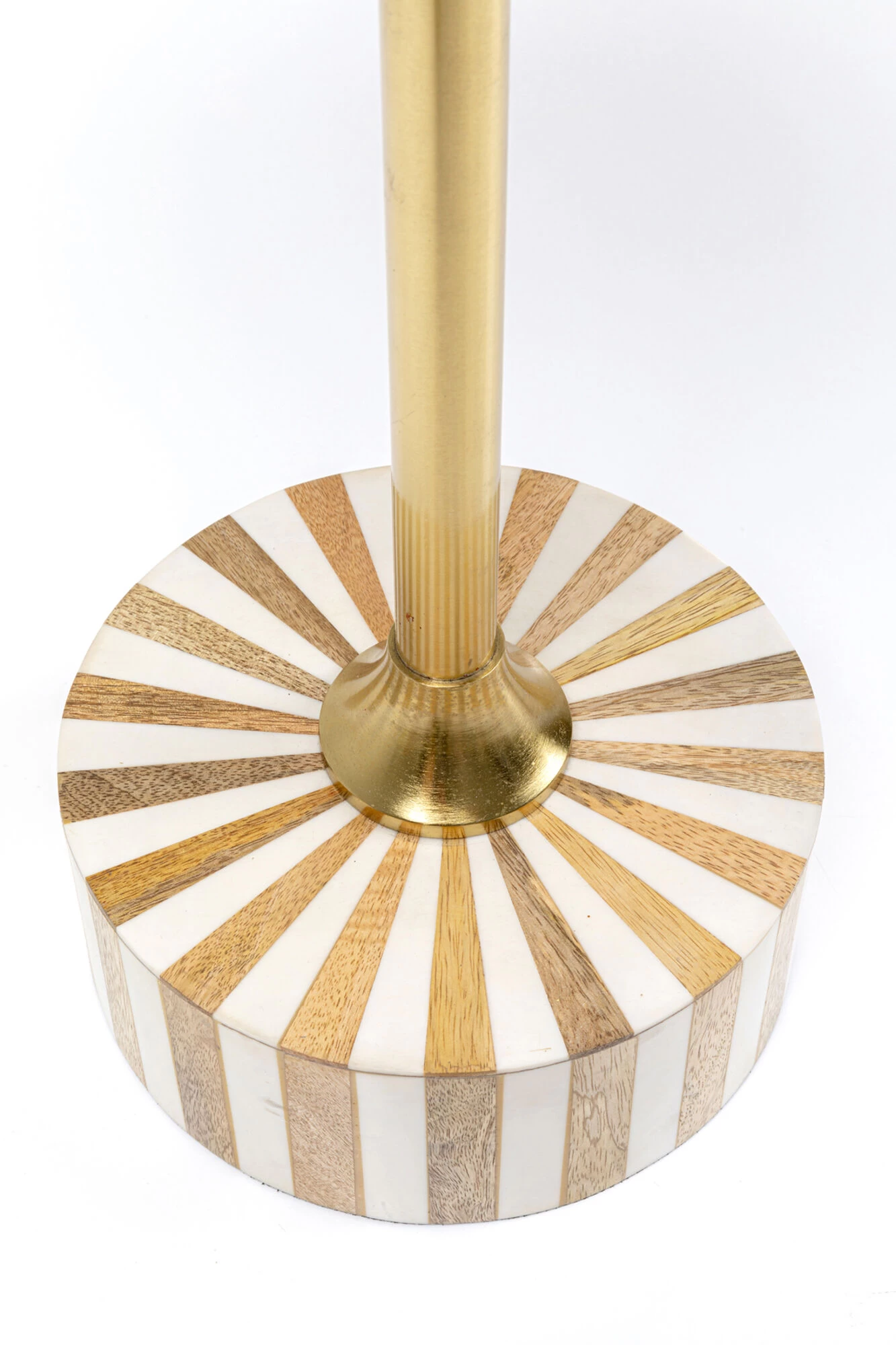 Beistelltisch Domero Cirque Gold Weiß Ø40cm 10 Beistelltisch Domero Cirque Gold Weiß Ø40cm – Bild 8