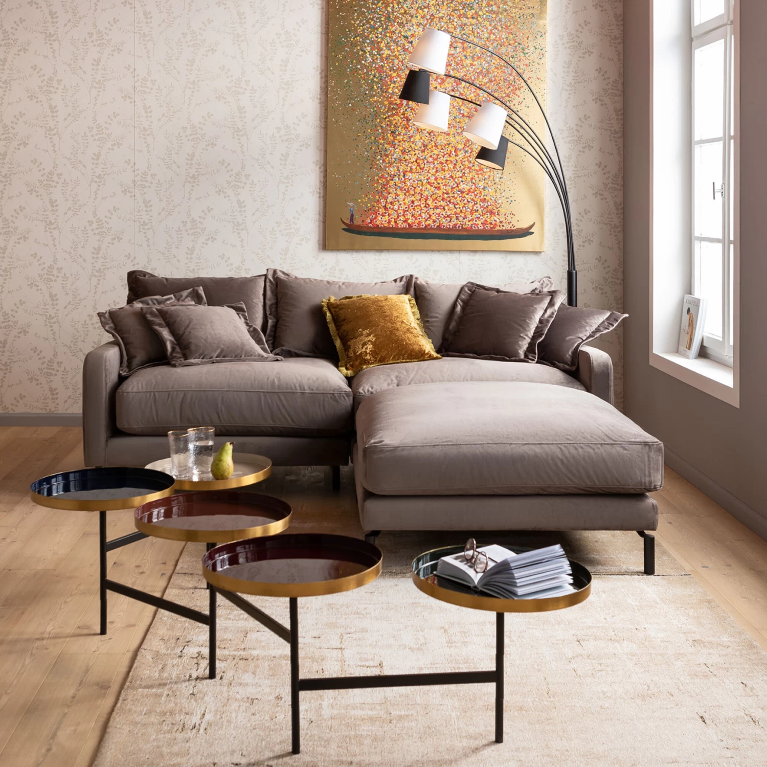 Hocker Lullaby Taupe 3 Hocker Lullaby Taupe