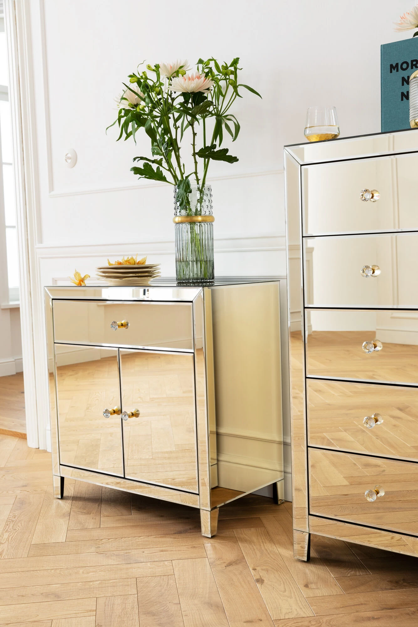 Hochkommode Luxury Pearl 5 Schübe 5 Hochkommode Luxury Pearl 5 Schübe – Bild 3