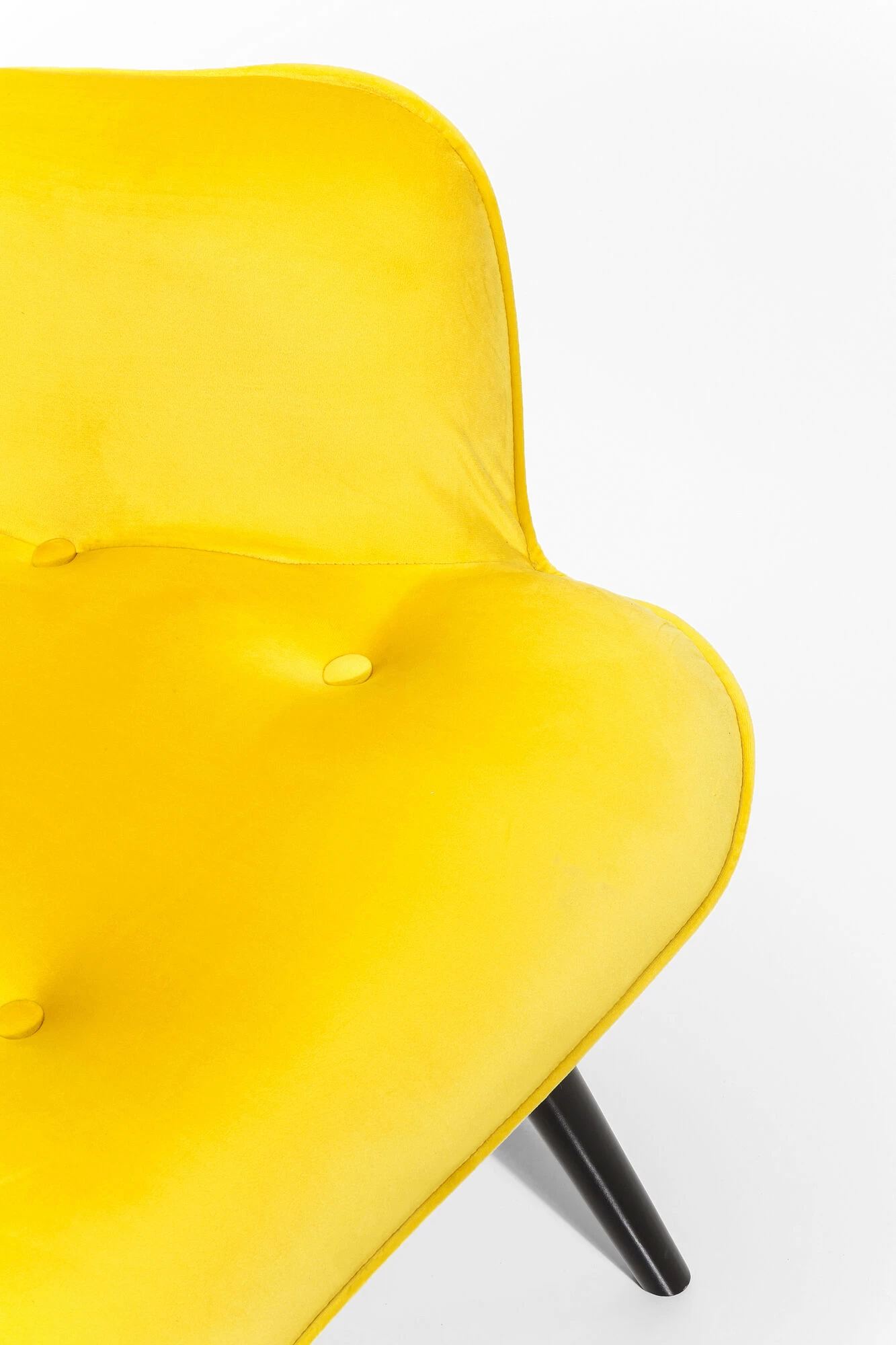 Sessel Black Vicky Velvet Yellow 7 Sessel Black Vicky Velvet Yellow – Bild 5
