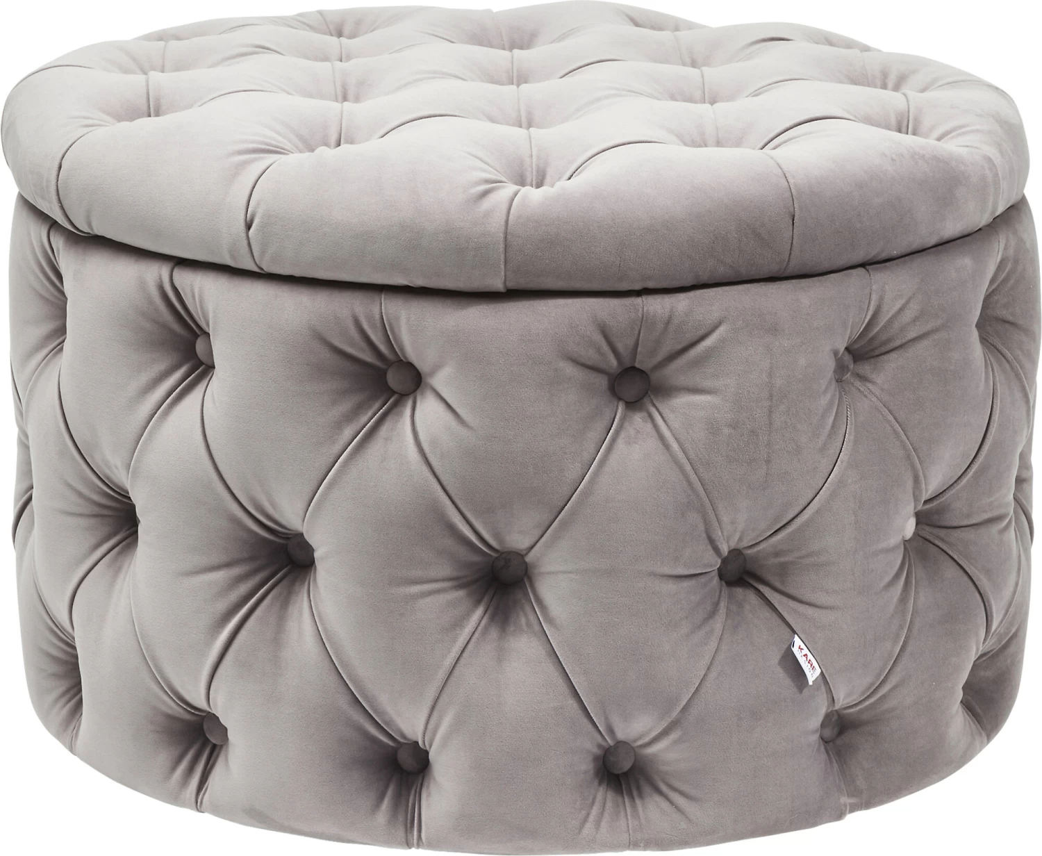 Sitztruhe Desire Rund Silbergrau 12 Sitztruhe Desire Rund Silbergrau – Bild 10