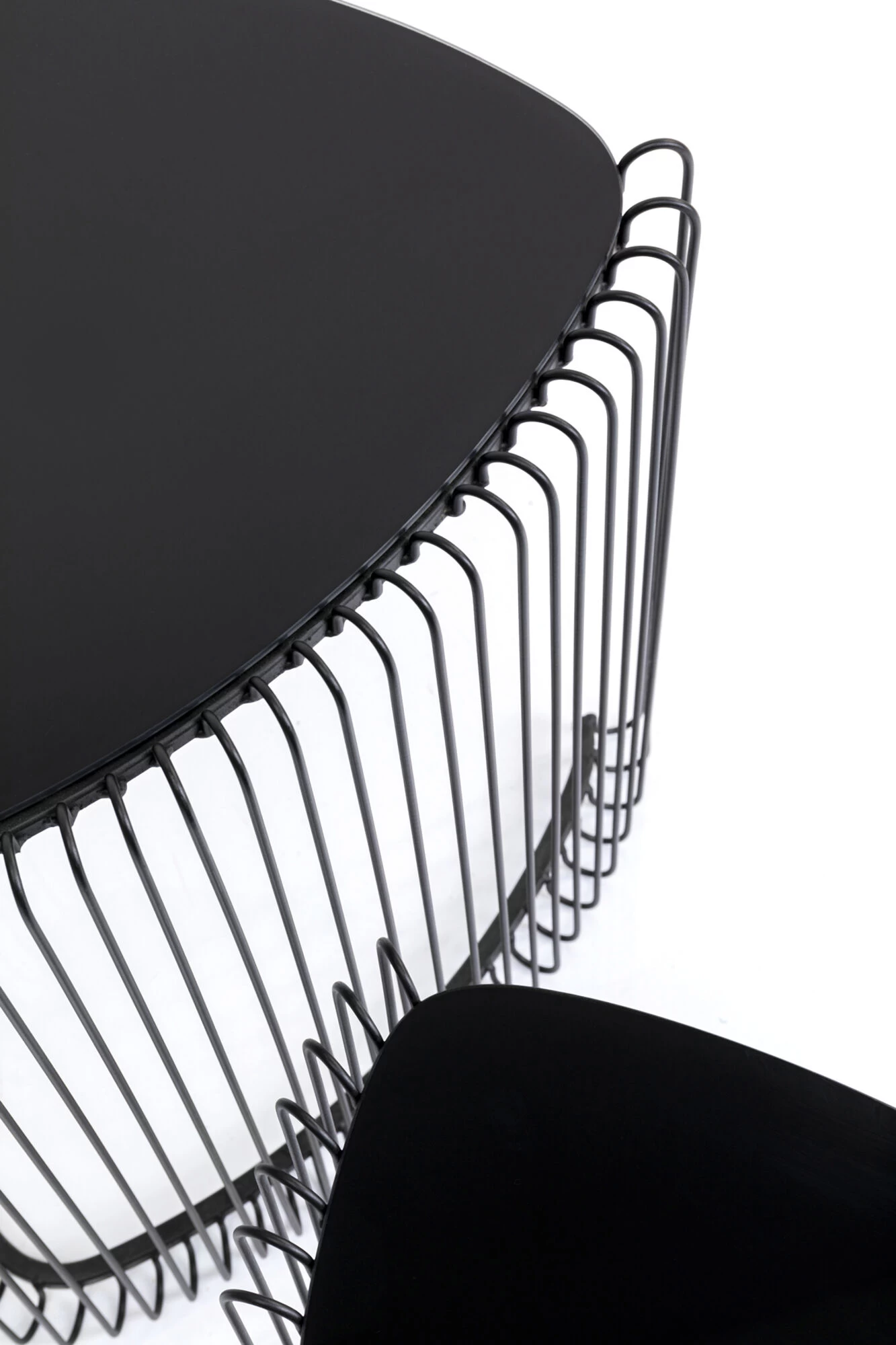 Beistelltisch Wire Triangle Schwarz (2/Set) 8 Beistelltisch Wire Triangle Schwarz (2/Set) – Bild 6