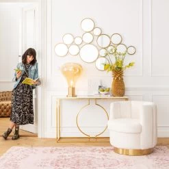 Konsole Miami Loft Gold 120cm -Bestes Möbelkollektions Geschäft ce8b95e625dfa647181500b34c8159331046dd0b