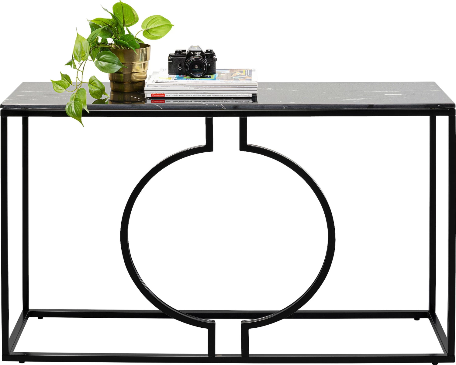Konsole Miami Loft Schwarz 120x75cm 4 Konsole Miami Loft Schwarz 120x75cm – Bild 2