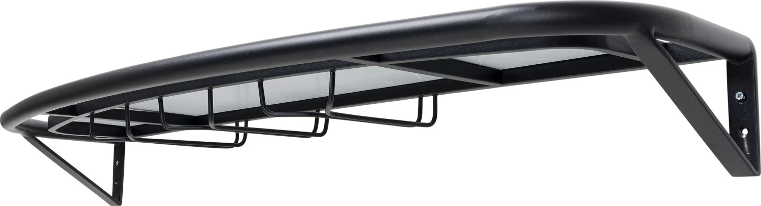 Wandregal Treviso Schwarz 120x10cm 6 Wandregal Treviso Schwarz 120x10cm – Bild 4