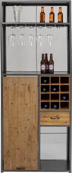 Barschrank Vinoteca 80x201cm -Bestes Möbelkollektions Geschäft d6bff070c0096a5c5ef6c91416badd7f7e669de2