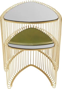 Beistelltisch Wire Triangle Gold (2/Set) -Bestes Möbelkollektions Geschäft d78eaab420be8ddee933ffd055f8a075cc7504a5