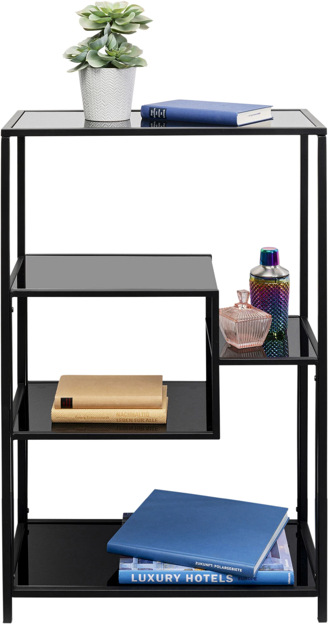 Regal Loft Schwarz 60x100cm 5 Regal Loft Schwarz 60x100cm – Bild 3