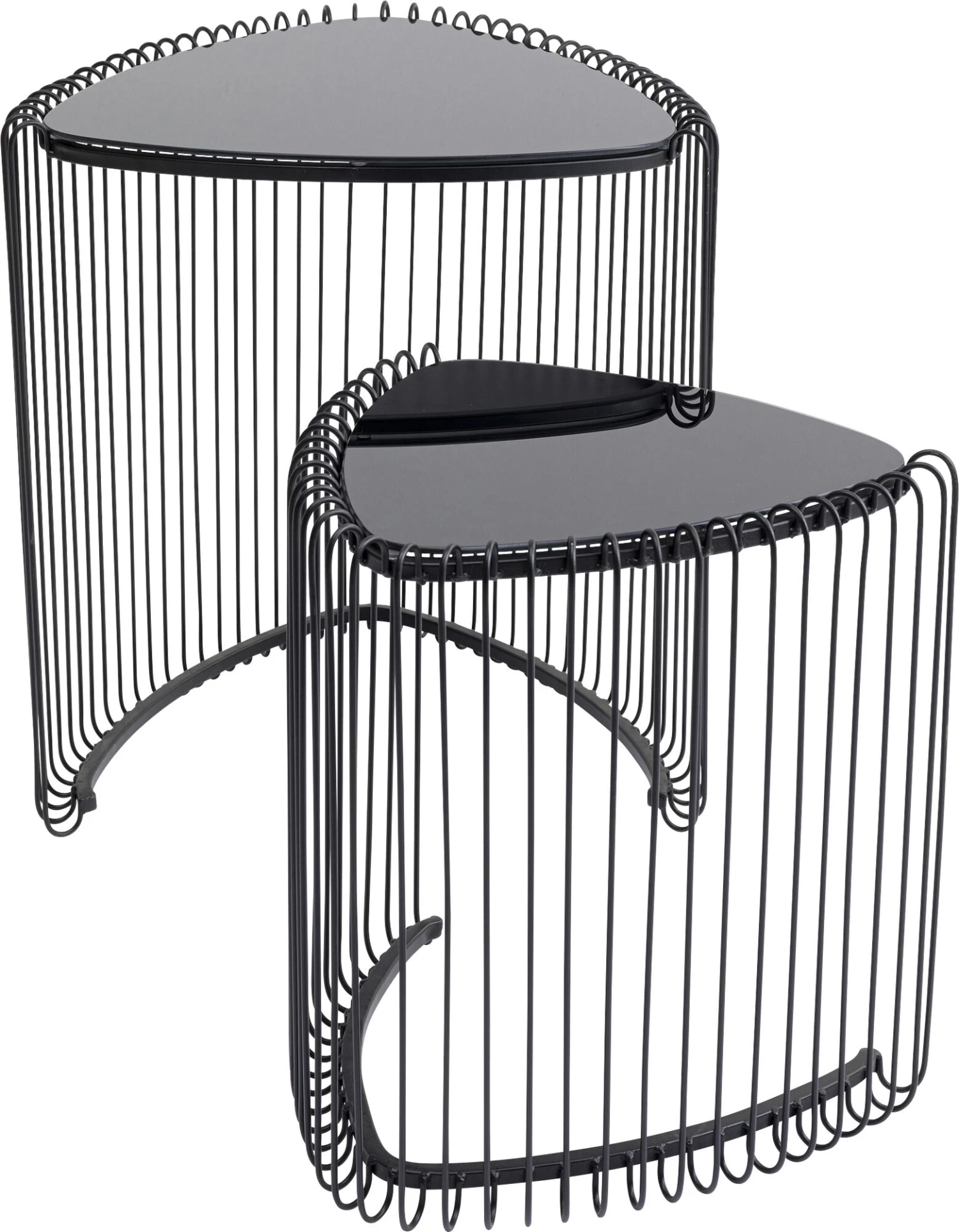 Beistelltisch Wire Triangle Schwarz (2/Set) 11 Beistelltisch Wire Triangle Schwarz (2/Set) – Bild 9