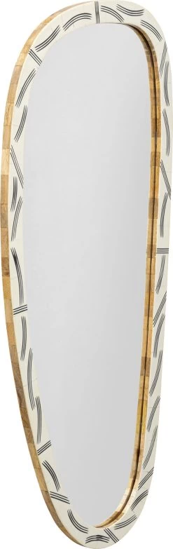 Wandspiegel Planos Weiß 43x93cm