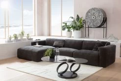 Ecksofa Henry Grau Links 335x170cm
