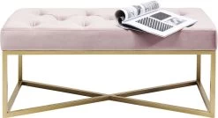 Bank Crossover Rose Brass 90x40cm -Bestes Möbelkollektions Geschäft db86eeaa3f17817ba4001ceca8191c92eab1e50b