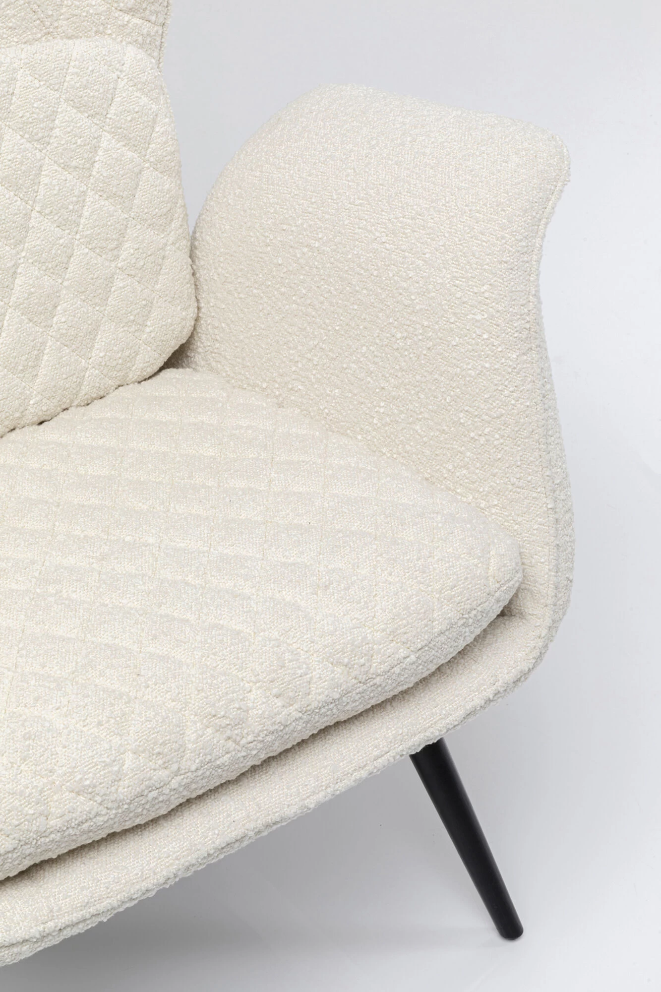 Sessel Tudor Bouclé Creme 14 Sessel Tudor Bouclé Creme – Bild 12