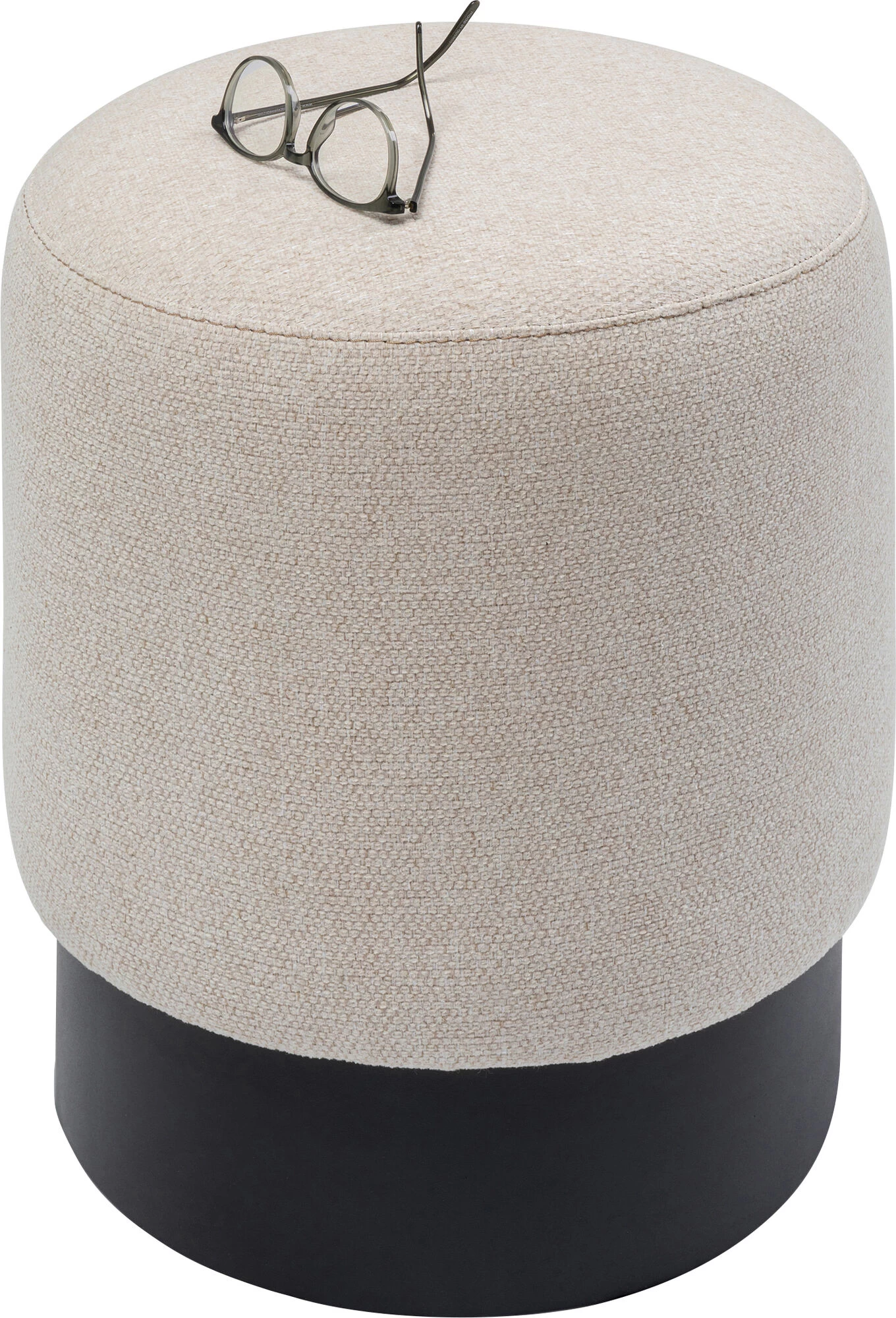 Hocker Cherry Creme Black Ø36cm 5 Hocker Cherry Creme Black Ø36cm – Bild 3
